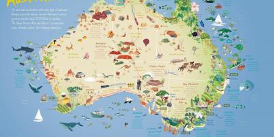 Turystyczna mapa Australii