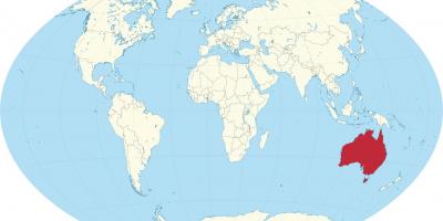 Australia na mapie świata